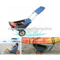 deluxe aluminum beach cart / beach trolley cart / folding beach cart